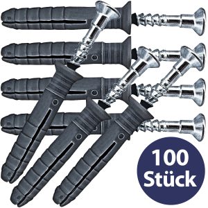 100er-Set Schlagdübel Nageldübel 8x45mm