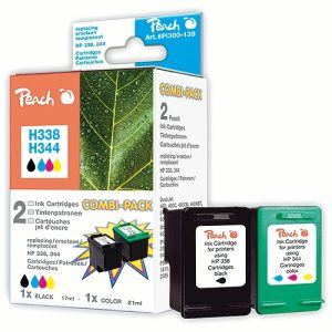 Peach CombiPack PI300-139. kompatibel zu HP 338 / HP 344