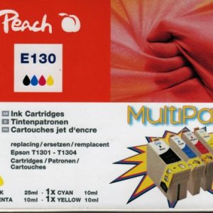 Peach MultiPack PI200-160. kompatibel zu Epson T1301-T1304