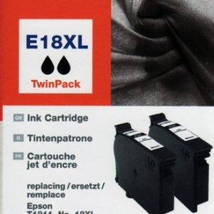 Peach Tinte: TwinPack black kompatibel zu T1811