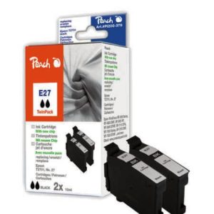 Peach TwinPack PI200-379. kompatibel zu Epson T2701 schwarz