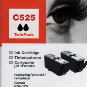 Peach TwinPack PI100-218. kompatibel zu Canon PGI-525