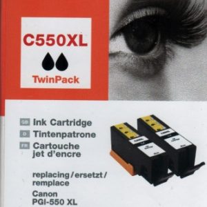 Peach TwinPack PI100-235. kompatibel zu Canon PGI-550XL