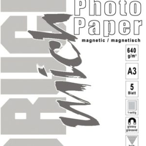 A3 magnetisches Papier. photo-glänzend. 5 Blatt