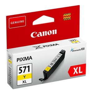 Original Canon Tintenpatrone Yellow Nr. 571XL. CLI-571Y XL