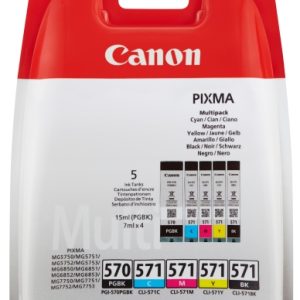 Original Canon MultiPack Nr. 570/571. PGI-570+CLI-571