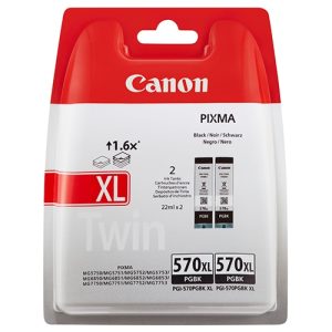 Original Canon TwinPack Black Nr. 570XL. PGI-570PGBK XL
