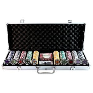 Poker Set. 500 Chips. Spielkarten & Würfel
