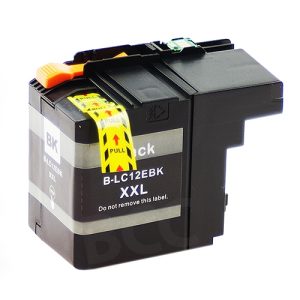 Druckerpatrone kompatibel zu Brother LC-12 BK. Schwarz