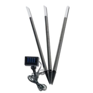 LED-Solar-Gartenleuchten-Trio