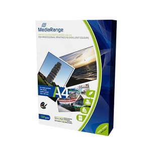 Foto-Papier MediaRange Matt. 130/qm. DIN A4. 100 Blatt
