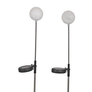 Solarlampe „Eva-Kugel“. 75 cm. Farbwechsel