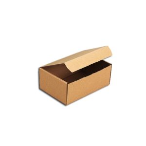 Wellpappfaltschachtel 158x103x60 braun