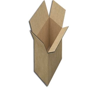Wellpappfaltkarton 175x175x330 braun