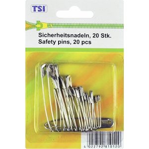 Sicherheitsnadeln. 20 Stück