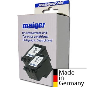 Maiger.de Premium-Patronen 2x schwarz. ersetzen HP Nr. 56/C6656A