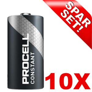 Baby (C)-Batterien. 10er-Pack PROCELL Constant
