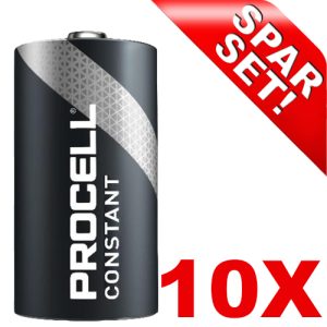 Mono (D)-Batterien. 10er-Pack PROCELL Constant