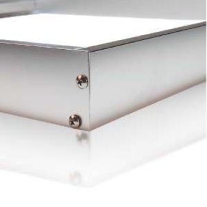 Aufbaurahmen für LED Panel Leuchte. 60x30cm. silber