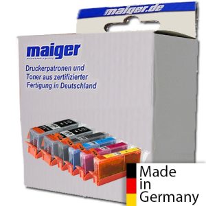 Maiger.de Premium-Combipack (2 x schwarz). ersetzt Canon Nr. 550