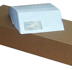 1000 Stück Briefumschläge Premium. DIN lang mit Fenster