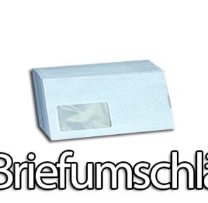 50 Stück Briefumschläge Premium. DIN lang mit Fenster