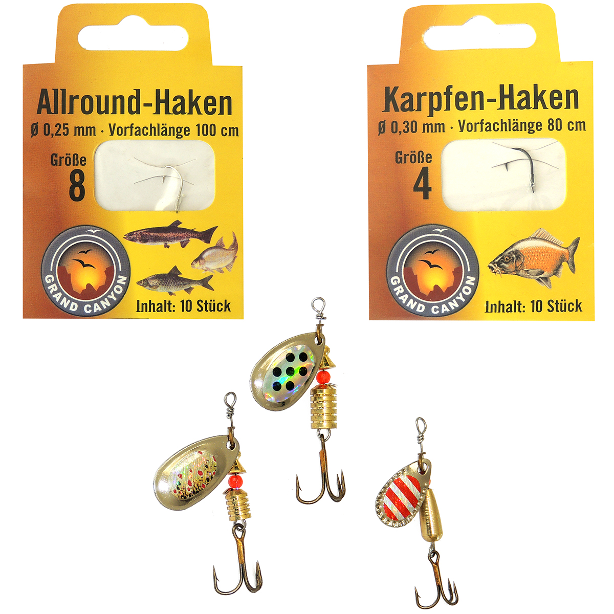 Spinner- & Vorfach-Set 33 teilig