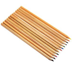10er-Packung Buntstifte Naturholz „FSC-Holz“