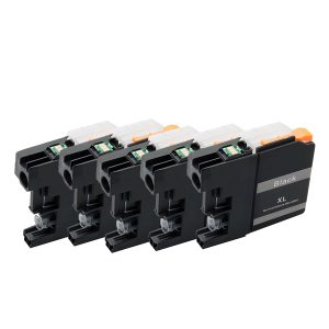 5 schwarze Patronen. Alternativ zu LC-121BK. LC-123BK