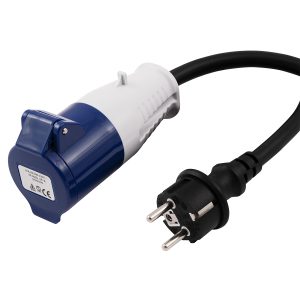CEE-Kupplung auf Schutzkontakt-Stecker 0.35m IP44