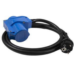 CEE-Adapter Kupplung auf Schutzkontakt-Stecker 1.5m