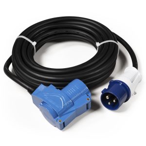 CEE Verlängerungskabel 10m Stecker auf Kupplung