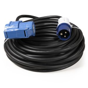 CEE Verlängerungskabel 25m Stecker auf Kupplung