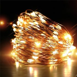 LED Lichterkette 100 Mikro-LED Timerfunktion 10m