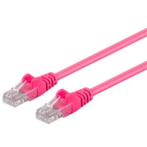 Patchkabel Cat5e. geschirmt. 30m. magenta