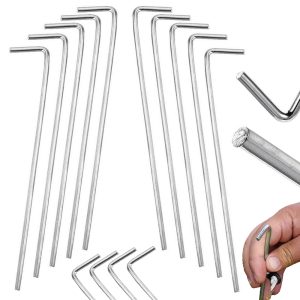 Zelt Heringe im 10er Pack. Stahl 22cm Länge