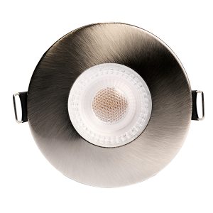 LED Einbaustrahler warmweiß 4.9W. IP65 Edelstahl-Optik