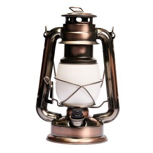 LED Laterne Kupfer Retro-Style Licht warmweiß Batteriebetrieb