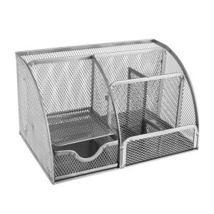 Schreibtisch-Organizer mit 6 Fächern & Schublade