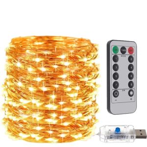 Lichterkette 300 Mikro-LED 30m warmweiß. USB Anschluss