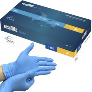 100 Schutzhandschuhe Einmalhandschuhe Nitril M. blau