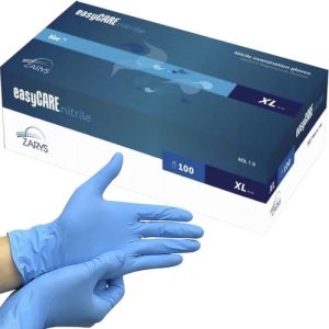 100 Schutzhandschuhe Einmalhandschuhe Nitril XL. blau