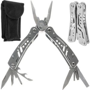 Multifunktionswerkzeug. Multi-Tool mit 13 Funktionen inkl. Gürteltasche