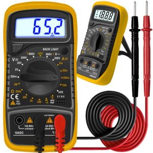 Digital-Multimeter XL Display Schutzhülle Meßkabel