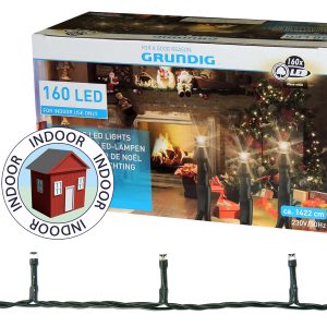 Lichterkette 160 LED 14.22m warmweiß Grundig