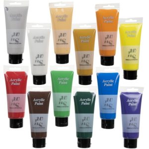 Acrylfarben. 12er Set a 100 ml