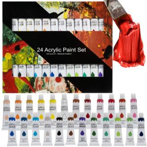 Acrylfarben Set mit 24 Tuben mit je 12 ml