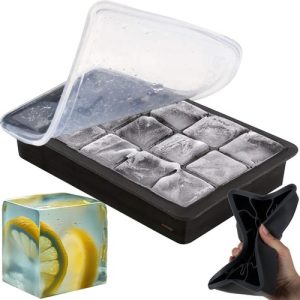 Silikonform für 15 Große Eiswürfel
