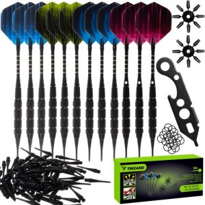 Dartpfeile mit Soft-Spitzen im 12er Pack inkl. Zubehör Dartpfeile mit Soft-Spitzen im 12er Pack inkl. Zubehör