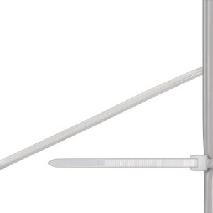 Kabelbinder. 300×4.8[mm]. transparent UV beständig 100 Stk.